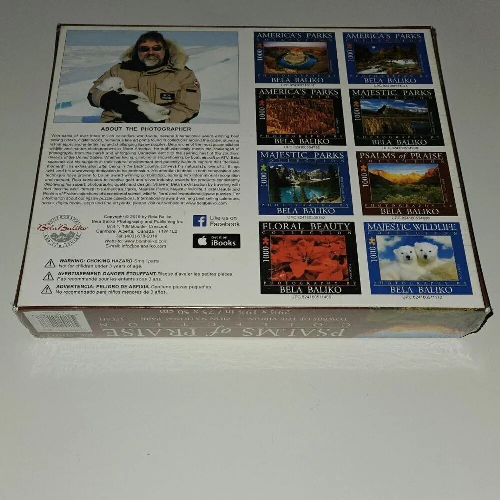 Psalms Praise 1000 Pc Jigsaw Puzzle Towers of Virgin Zion National Park SEALED